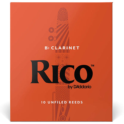 Rico by D'addario Bb Clarinet Reed Loose Pack - 1.5 / 2.0 / 2.5 / 3.0 / 3.5 / 4.0 - Each (Daddario Reeds)