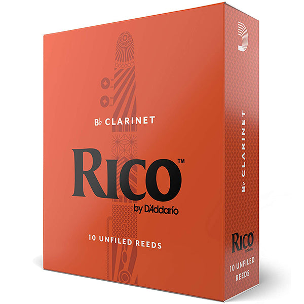 Rico by D'addario Bb Clarinet Reed Loose Pack - 1.5 / 2.0 / 2.5 / 3.0 / 3.5 / 4.0 - Each (Daddario Reeds)