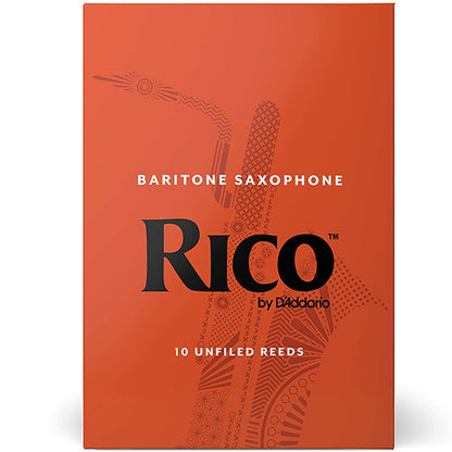 Rico by D'addario Baritone Saxophone Reed Loose Pack - 1.5 / 2.0 / 2.5 / 3.0 / 3.5 / 4.0 - Each (Daddario Sax Reeds)