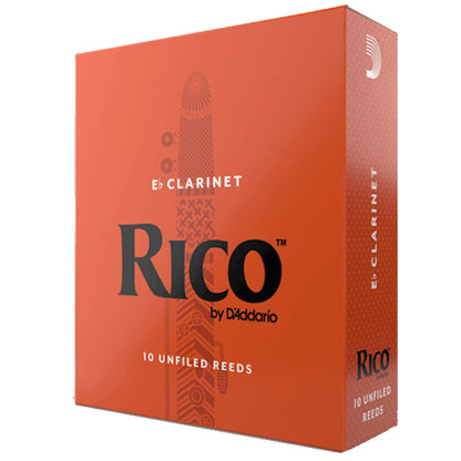 Rico by D'addario Eb Clarinet Reed Loose Pack - 1.5 / 2.0 / 2.5 / 3.0 / 3.5 - Each (Daddario Reeds)