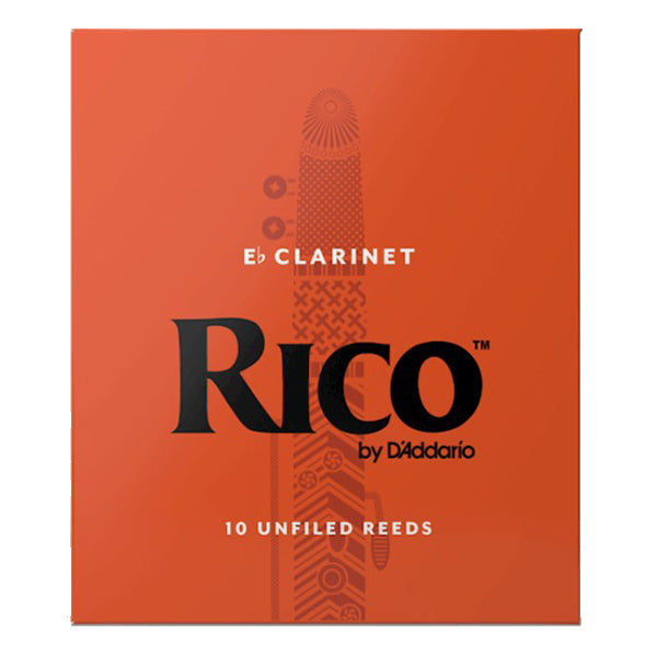 Rico by D'addario Eb Clarinet Reed Loose Pack - 1.5 / 2.0 / 2.5 / 3.0 / 3.5 - Each (Daddario Reeds)