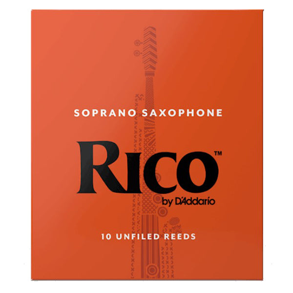 Rico by D'addario Soprano Saxophone Reed Loose Pack - 1.5 / 2.0 / 2.5 / 3.0 / 3.5 / 4.0 - Each (Daddario Sax Reeds)