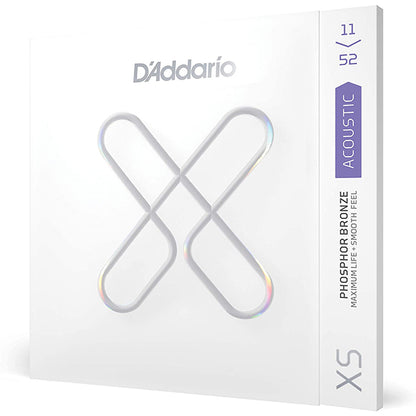 D'addario XSAPB1152 Acoustic Guitar String Anti Rust Daddario Custom Light Set (11-52)