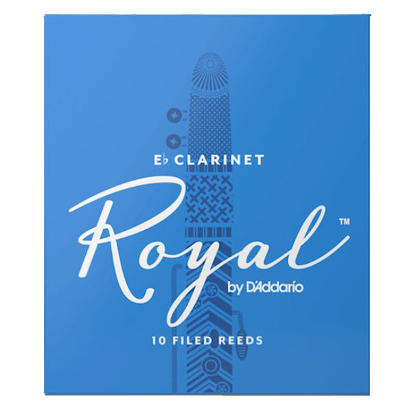 Royal by D'addario Eb Clarinet Reed Loose Pack - 1.0 / 1.5 / 2.0 / 2.5 / 3.0 / 3.5 / 4.0 / 5.0 - Each (Daddario Reeds)