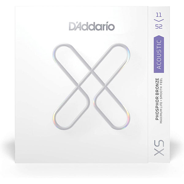 D'addario XSAPB1152 Acoustic Guitar String Anti Rust Daddario Custom Light Set (11-52)