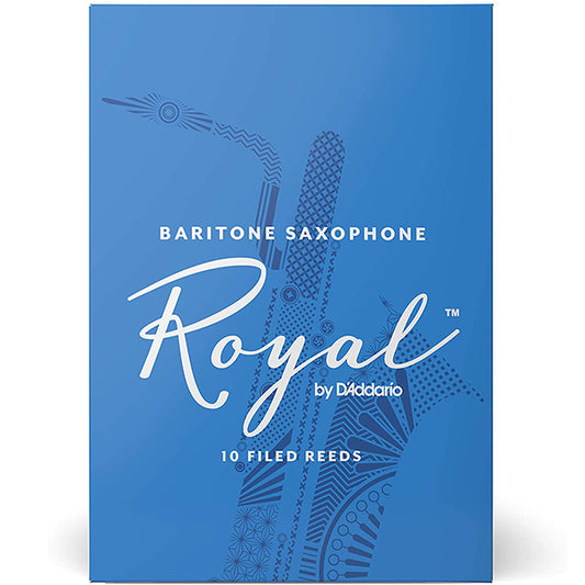 Royal by D'addario Baritone Saxophone Reed Loose Pack - 1.5 / 2.0 / 2.5 / 3.0 / 3.5 / 4.0 / 5.0 - Each (Daddario Sax Reeds)