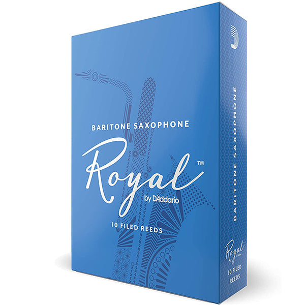 Royal by D'addario Baritone Saxophone Reed Loose Pack - 1.5 / 2.0 / 2.5 / 3.0 / 3.5 / 4.0 / 5.0 - Each (Daddario Sax Reeds)