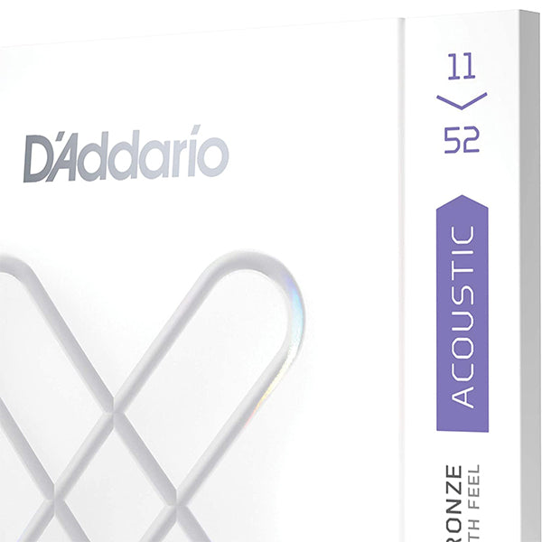 D'addario XSAPB1152 Acoustic Guitar String Anti Rust Daddario Custom Light Set (11-52)