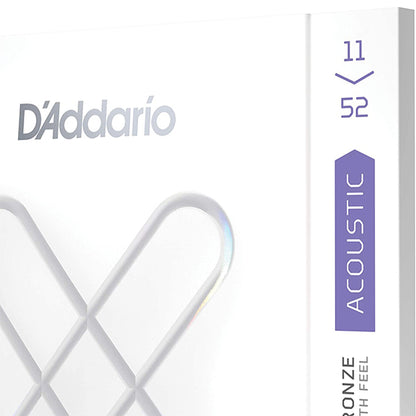 D'addario XSAPB1152 Acoustic Guitar String Anti Rust Daddario Custom Light Set (11-52)