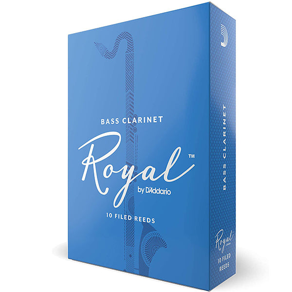 Royal by D'addario Bass Clarinet Reed Loose Pack - 1.5 / 2.0 / 2.5 / 3.0 / 3.5 / 4.0 - Each (Daddario Reeds)