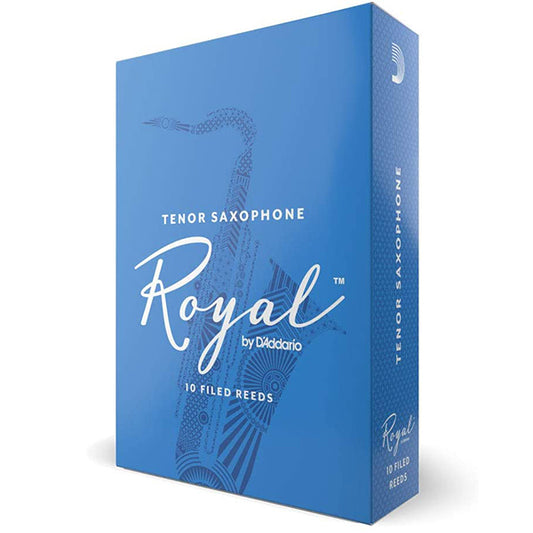 Royal by D'addario Tenor Saxophone Reed Loose Pack - 1.0 / 1.5 / 2.0 / 2.5 / 3.0 / 3.5 / 4.0 / 5.0 - Each (Daddario Sax Reeds)