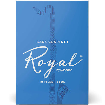 Royal by D'addario Bass Clarinet Reed Loose Pack - 1.5 / 2.0 / 2.5 / 3.0 / 3.5 / 4.0 - Each (Daddario Reeds)
