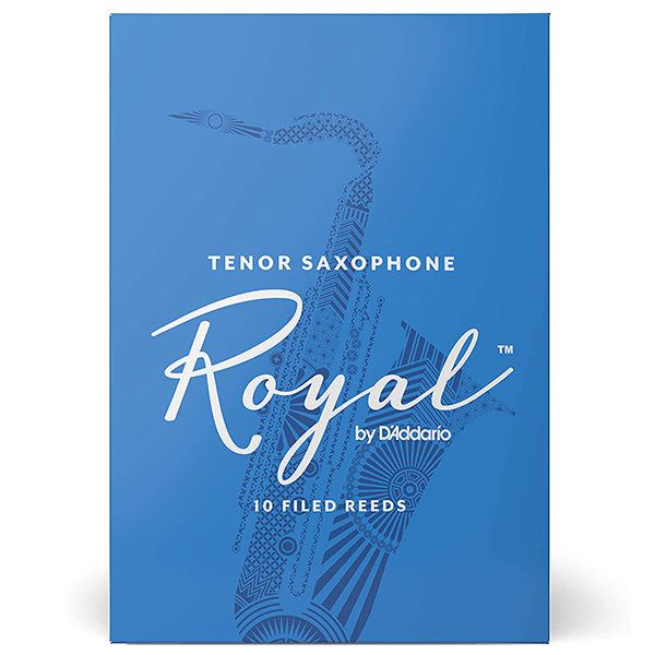 Royal by D'addario Tenor Saxophone Reed Loose Pack - 1.0 / 1.5 / 2.0 / 2.5 / 3.0 / 3.5 / 4.0 / 5.0 - Each (Daddario Sax Reeds)