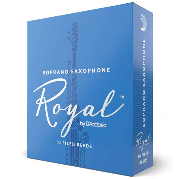 Royal by D'addario Soprano Saxophone Reed Loose Pack - 1.5 / 2.0 / 2.5 / 3.0 / 3.5 / 4.0 - Each (Daddario Sax Reeds)