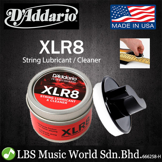 D'Addario XLR8 String Lubricant & Cleaner for Guitar Daddario (XLR 8)