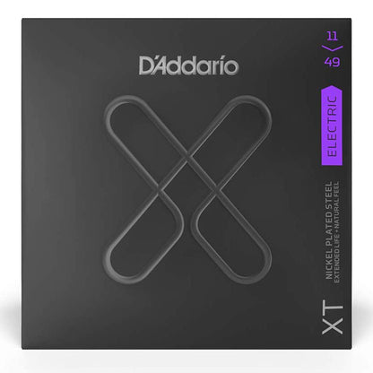 D'addario XTE1149 XT Nickel Plated Steel Electric Guitar String Medium Gauge Daddario D Addario (11-49)