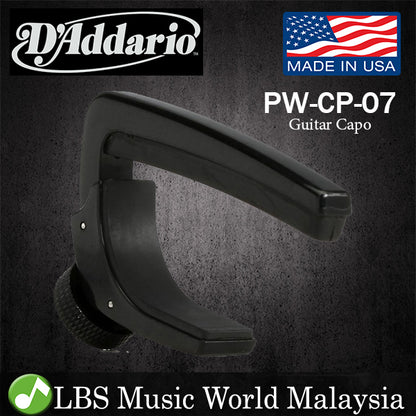 D'addario PW-CP-07 Planet Waves NS Capo Lite Lightweight ABS Capo Black (PWCP07)