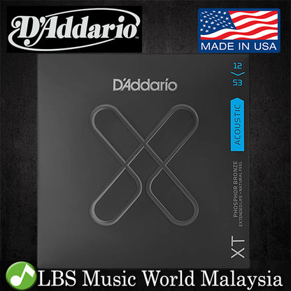 D'addario XTAPB1253 XT Phosphor Bronze Acoustic Guitar String Light Daddario D Addario (12-53)