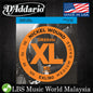 D'addario EXL160 Bass Guitar Strings Nickel Wound Medium Bright Tone Round Wound (50-105)