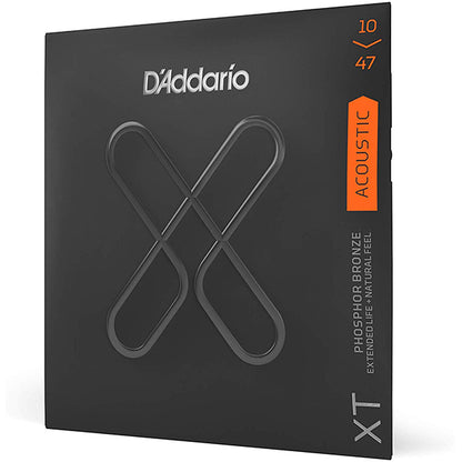 D'addario XTAPB1047 XT Phosphor Bronze Acoustic Guitar String Extra Light Daddario D Addario (10-47)