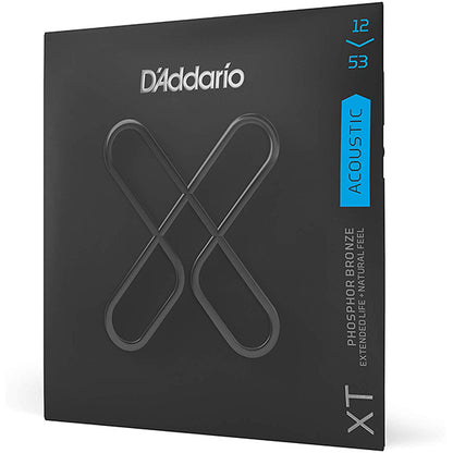 D'addario XTAPB1253 XT Phosphor Bronze Acoustic Guitar String Light Daddario D Addario (12-53)