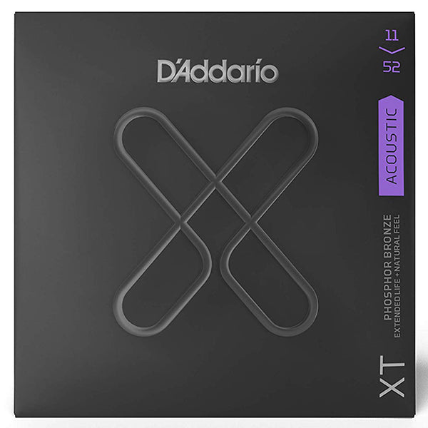 D'addario XTAPB1152 XT Phosphor Bronze Acoustic Guitar String Custom Light Daddario D Addario (11-52)