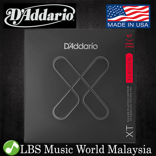 D'Addario XTC45 XT Silver Plated Copper Classical Guitar String Normal Tension Daddario D Addario