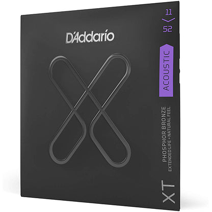 D'addario XTAPB1152 XT Phosphor Bronze Acoustic Guitar String Custom Light Daddario D Addario (11-52)
