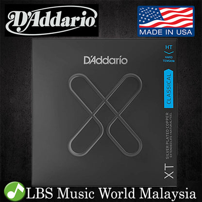 D'Addario XTC46 XT Silver Plated Copper Classical Guitar String Hard Tension Daddario D Addario