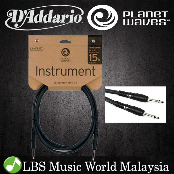 D'addario PW-CGT15 Planet Wave Instrument Cable Guitar Keyboard Daddario (PWCGT15 PWCGT05)
