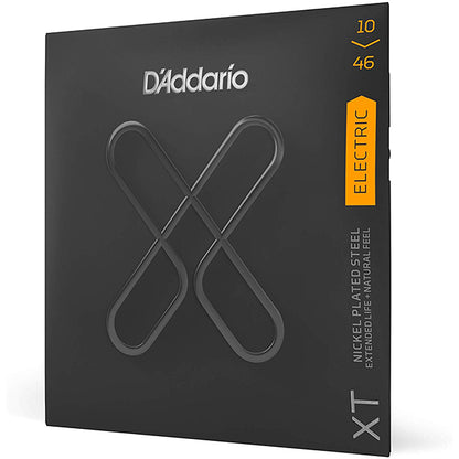 D'addario XTE1046 XT Nickel Plated Steel Electric Guitar String Regular Light Daddario D Addario (10-46)