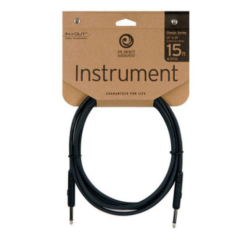 D'addario PW-CGT15 Planet Wave Instrument Cable Guitar Keyboard Daddario (PWCGT15 PWCGT05)
