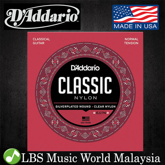 D'ADDARIO EJ27N Student Nylon, Normal Tension, DADDARIO CLASSICAL GUITAR STRINGS