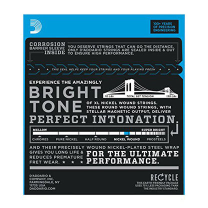 D'ADDARIO EXL125 Nickel Wound, Super Light Top/ Regular Bottom, DADDARIO ELECTRIC GUITAR STRINGS
