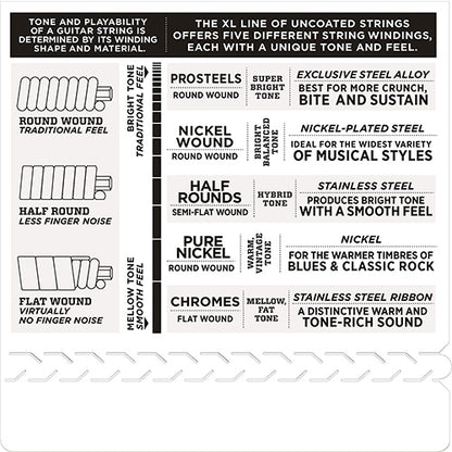 D'ADDARIO EXL130 Nickel Wound, Extra-Super Light, DADDARIO ELECTRIC GUITAR STRINGS