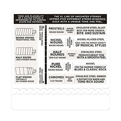 D'ADDARIO EXL125 Nickel Wound, Super Light Top/ Regular Bottom, DADDARIO ELECTRIC GUITAR STRINGS