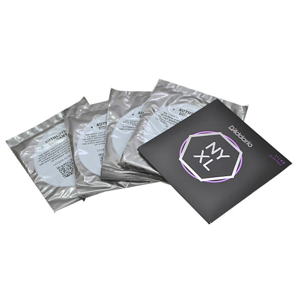 D'addario EXL115 Tin Limited Edition Electric Guitar String Nickel Wounded 4 Pack with NYXL1149 (11-49)