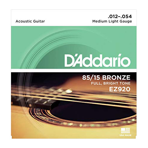 D'addario EZ920 85/15 BRONZE 012-054, DADDARIO ACOUSTIC GUITAR STRINGS