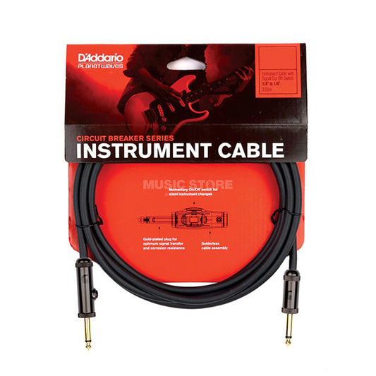 D'Addario Planet Wave Circuit Breaker Guitar Instrument Cable PW-AG 10 15 20 D addario Daddario