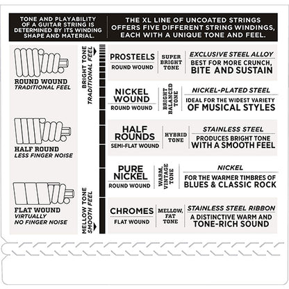 D'ADDARIO EXL170 Nickel Wound Bass, Light, DADDARIO BASS GUITAR STRINGS