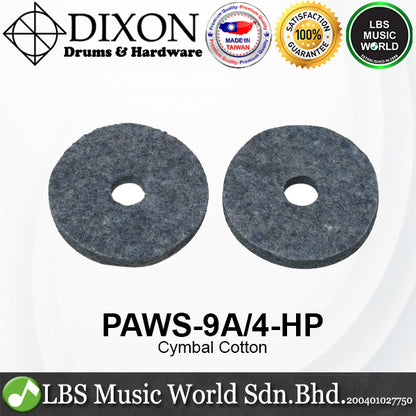 Dixon PAWS-9A/4-HP Cymbal Cotton Wool Cup Felt Hi-Hat (PAWS9A 9A1 9A2)
