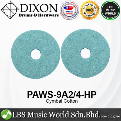Dixon PAWS-9A/4-HP Cymbal Cotton Wool Cup Felt Hi-Hat (PAWS9A 9A1 9A2)
