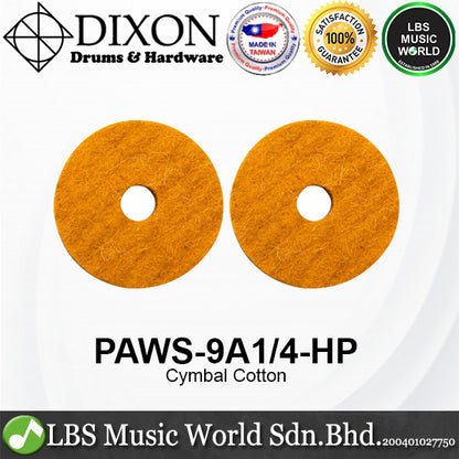 Dixon PAWS-9A/4-HP Cymbal Cotton Wool Cup Felt Hi-Hat (PAWS9A 9A1 9A2)