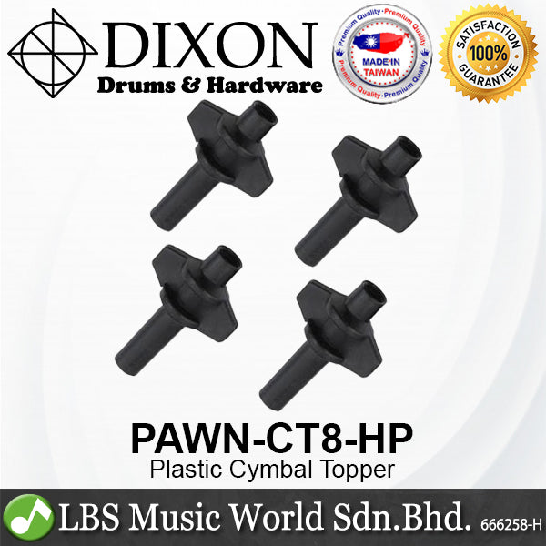 Dixon PAWN-CT8-HP 8mm Plastic Cymbal Topper 4 Pieces (PAWNCT8HP)