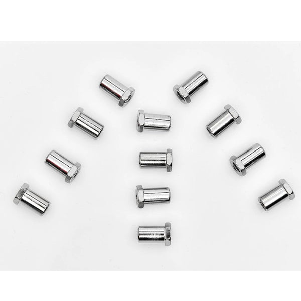 Dixon PAWN-LN-HP Chrome Steel Lug Nut 12 Pack for Drum (PAWNLNHP)