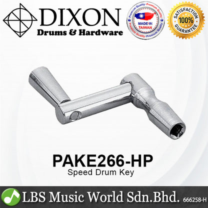 Dixon PAKE266-HP Universal Speed Drum Key 4 Sided Chrome (PAKE266HP)