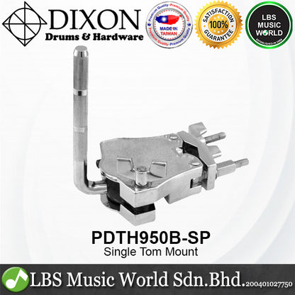 Dixon PDTH950B-SP Deluxe Chrome Steel Single Tom Mount Clamp (PDTH950BSP)