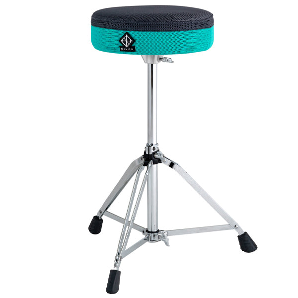 Dixon PSN-805 Black Teal Round Drum Throne Memory Foam Seat (PSN805 PSN 805)
