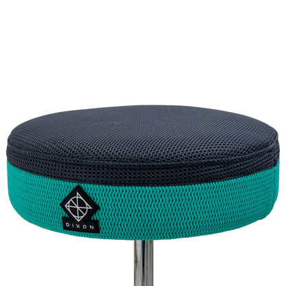 Dixon PSN-805 Black Teal Round Drum Throne Memory Foam Seat (PSN805 PSN 805)