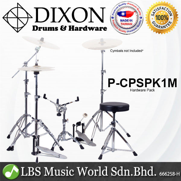 Dixon P-CPSPK1M 6 Pieces Hardware Pack with Cymbal Snare Stool Hi-Hat Boom Pedal Set